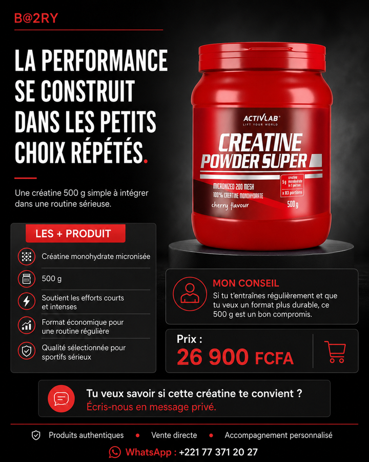 ActivLab Creatine Powder Super 500g