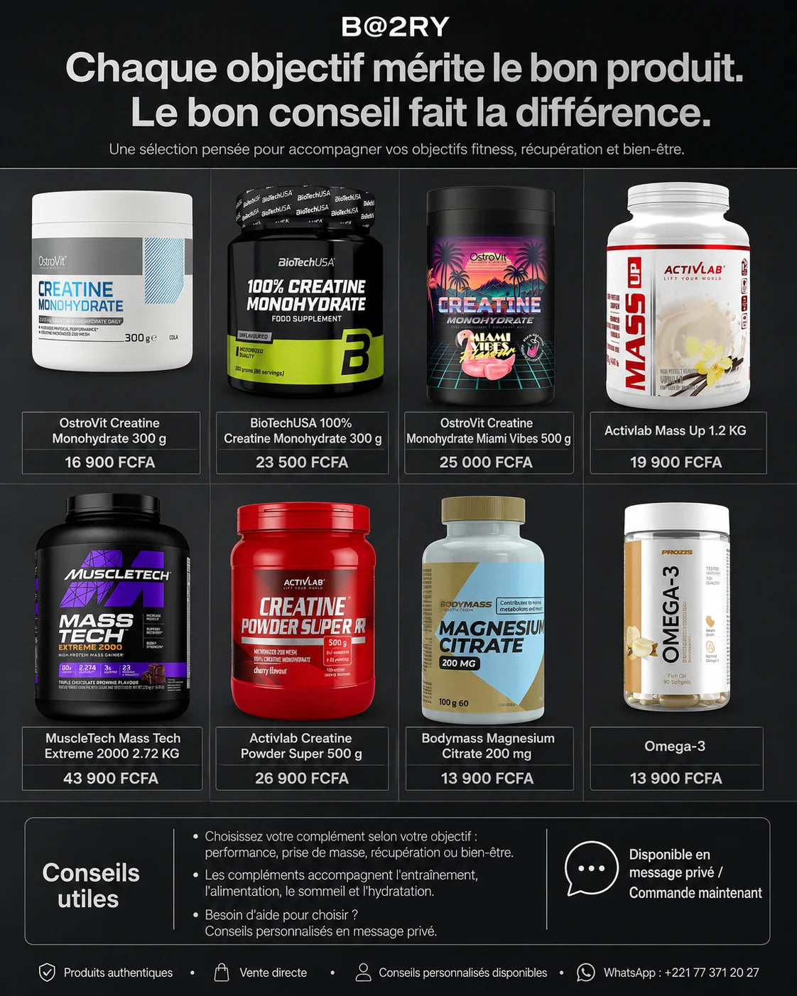 Whey Protein Dakar Sénégal