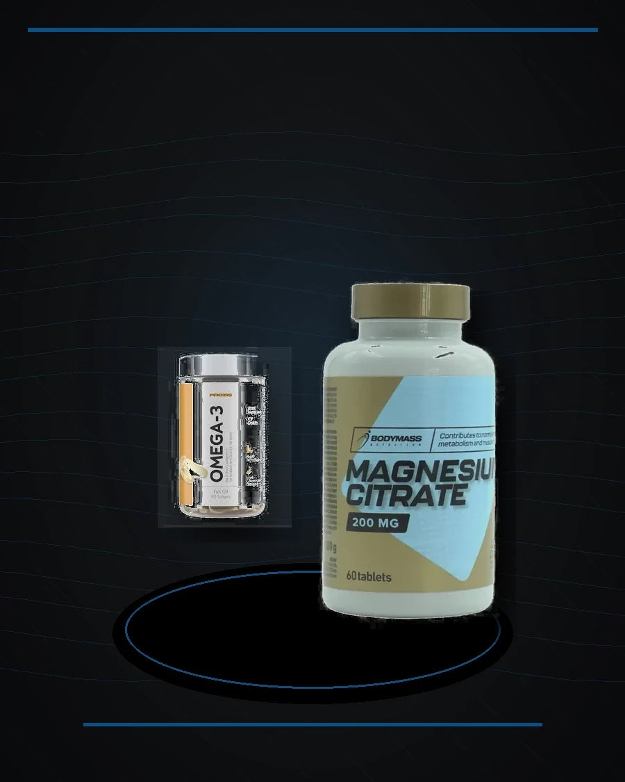 Oméga-3 et magnésium — récupération sportive MonsterLab